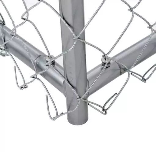 Heavy Duty Chain Link Dog Kennel Enclosure - 4' H X 5' W X 5' L - Image 4