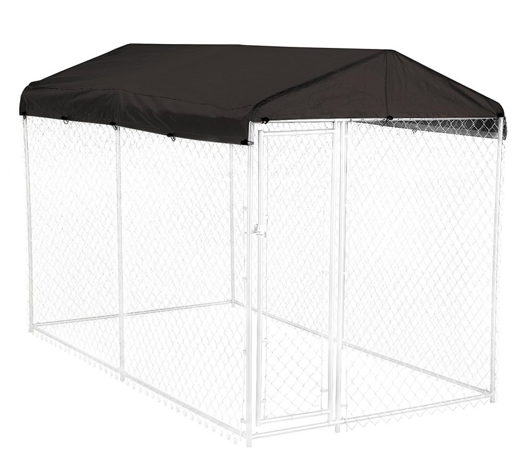 Dog Kennel Cover WeatherGuard™ Medium All Season Dog Run Cover & Roof