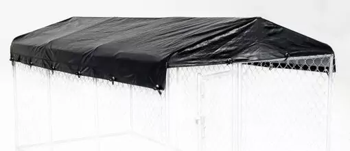 Dog Kennel Cover - Weatherguard™ Large All Season Dog Run Cover &Amp; Roof - 5Ft. X 15Ft. - Image 2