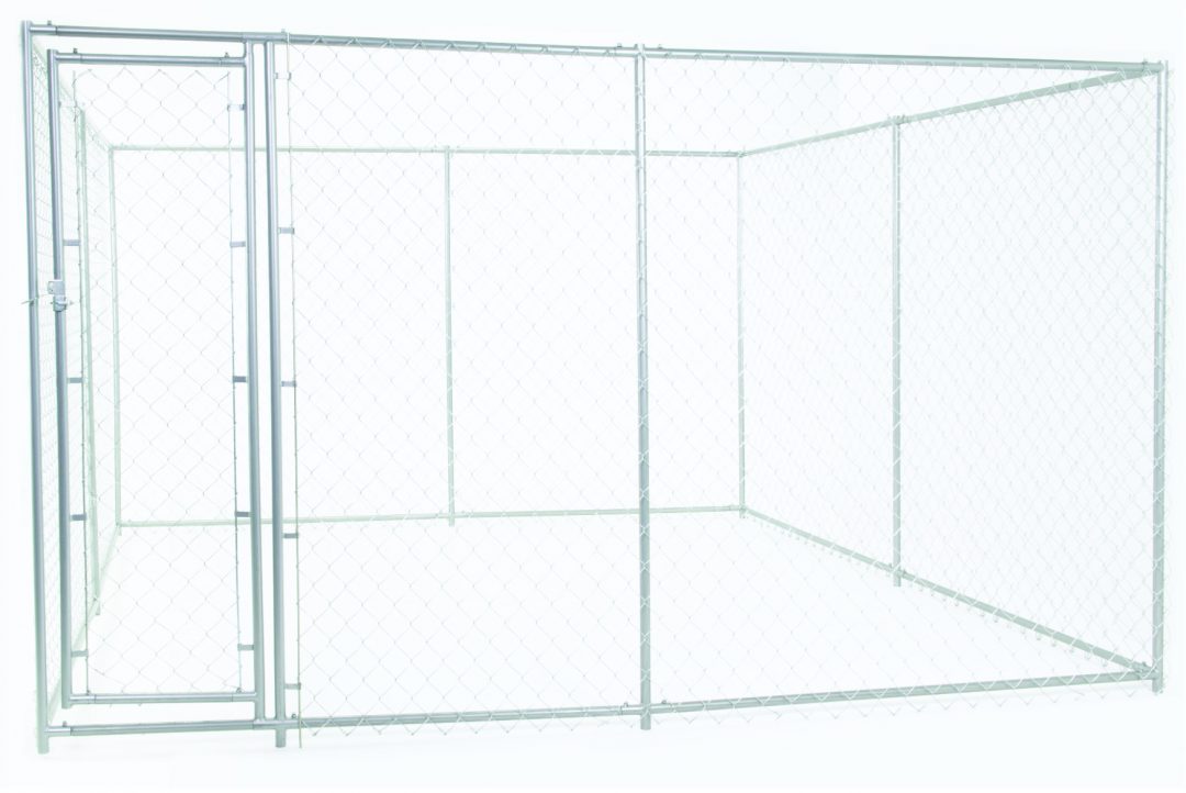Heavy Duty Chain Link Dog Kennel Enclosure 6’H x 5’W x 15’L or 10’W x